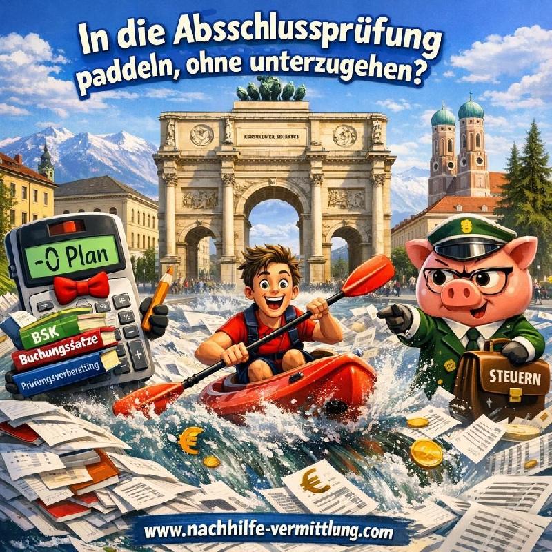 Nachhilfe BSK, Betriebswirtschaftliche Steuerung und Kontrolle, Buchungssätze, Rechnungswesen München