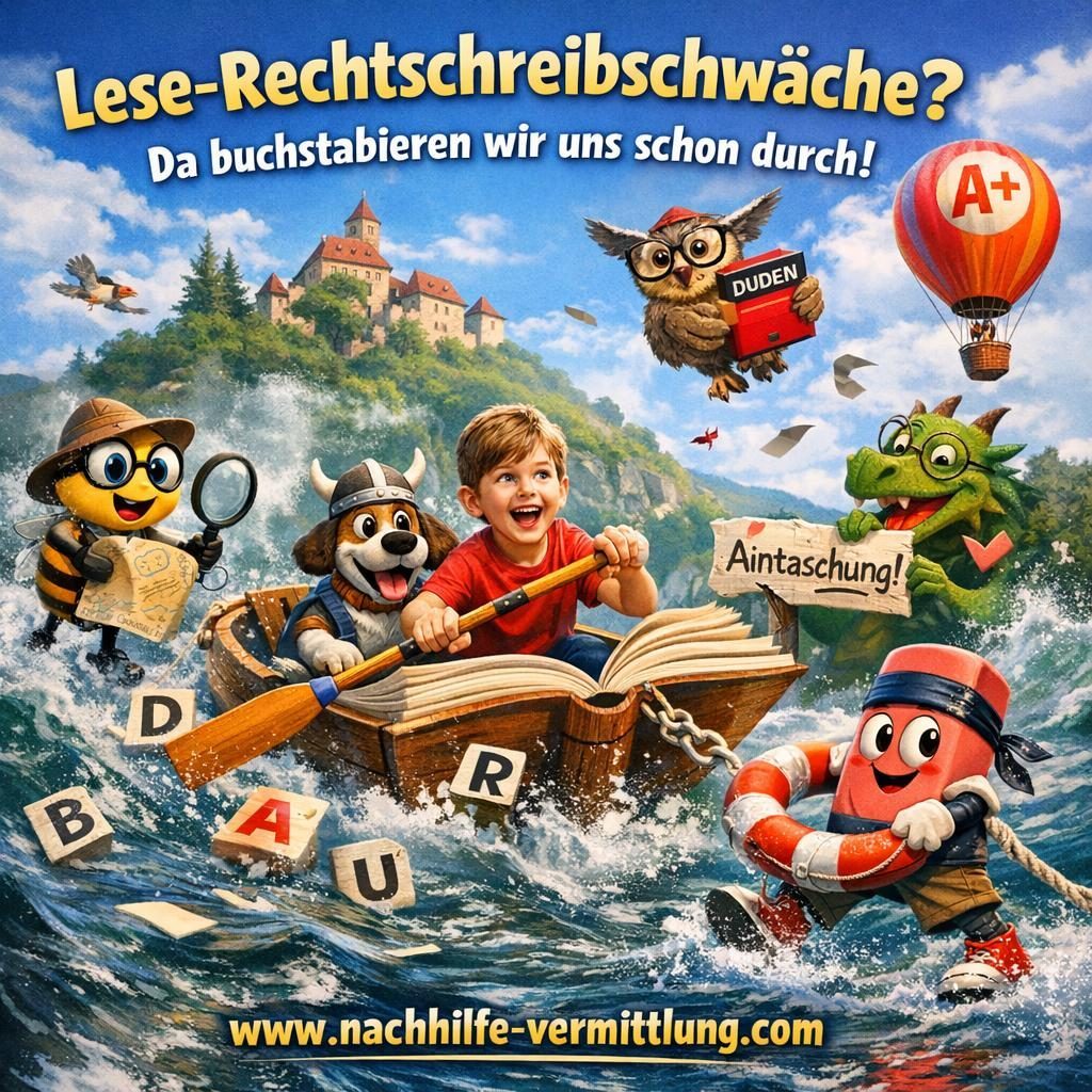 Nachhilfe Mathe, Mathematik, Deutsch, Lese-Rechtschreib-Schwäche, LRS, Lese-Rechtschreibförderung Hersbruck